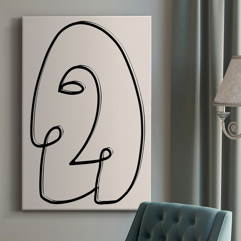 Face It II - impression sur toile tendue, H 36 po x l 24 po x P 1 po