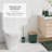 Bathroom Accessories Set - Bathroom Set, Bathroom Sets With Shower Curtain And Rugs, Shower Curtain Set With Bathroom Trash Can - Green - 22PC-128488350