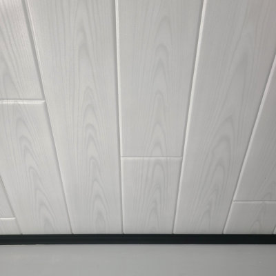 Planches de plafond en polystyrène à coller blanc pour recouvrir le plafond de maïs soufflé, paquet de 48 (86 pieds carrés)