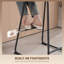 Swivel Upholstered Counter Stool with Metal Frame