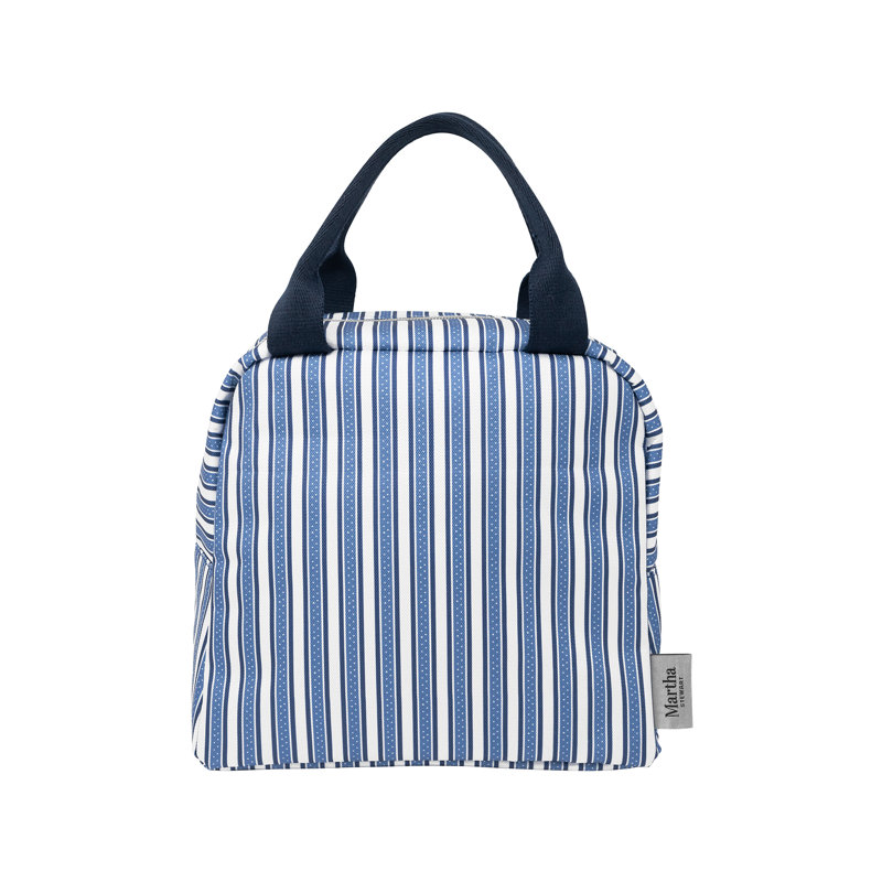 Sac à lunch, rayure ultramarine foncé