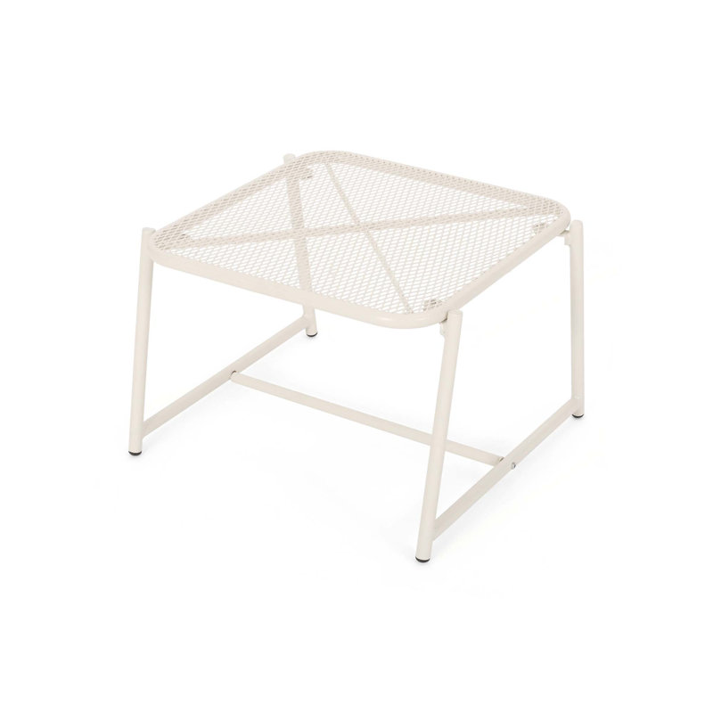 Table d'appoint pour salon / chambre à coucher / balcon, Blanc mat