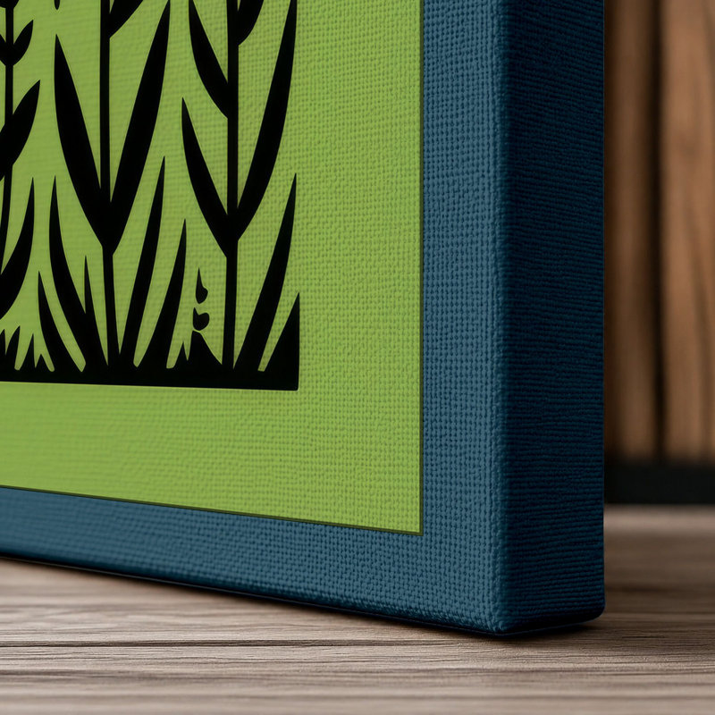 Print, 18x12 - 45.7 x 30.5 cm, Teal Border