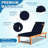 4ps 3-inch Thick Outdoor Lounge Chair Cushion-waterproof And Colorfast, Suitable For Most 72-inch Pool Balcony Chairs.-838078418-838078423