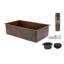 33" Antique Hammered Copper Kitchen Single Basin Sink with Matching Drain and Accessories-90977290