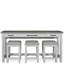 Ensemble de console et tabouret 71,5 po