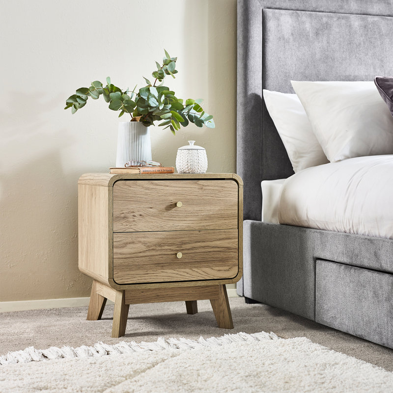 Tachaka 47.2cm W Particle Board / Chipboard Bedside Table