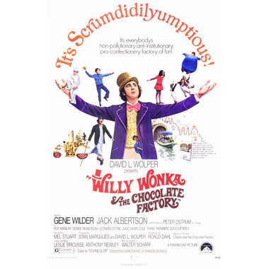 Willy Wonka & The Chocolate Factory 74'' Cardboard Standup