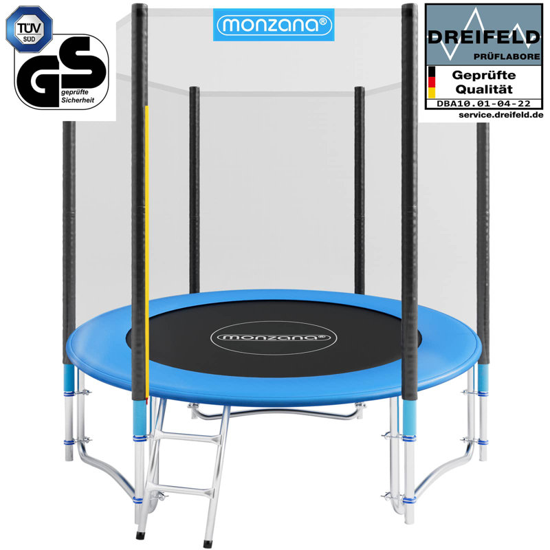 Ewert 6' Round Trampoline with Safety Enclosure
