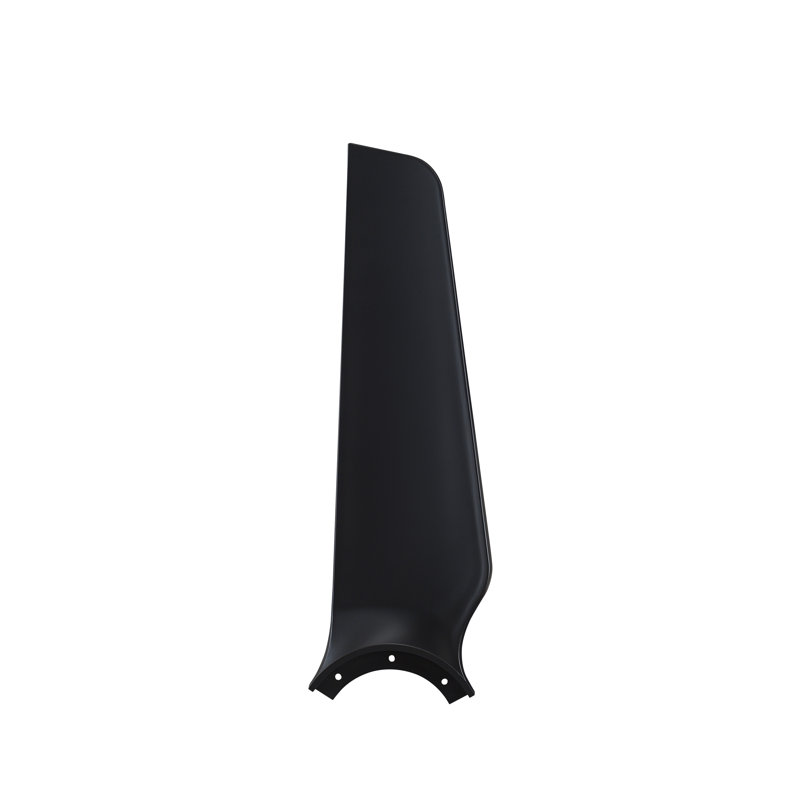 TriAire 44 inch Indoor/Outdoor Ceiling Fan Blade Set of 3 - Black, Black, 1.93" H x 20.62" W x 5.87" D