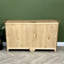 Lordsburg 137cm Solid Wood Sideboard