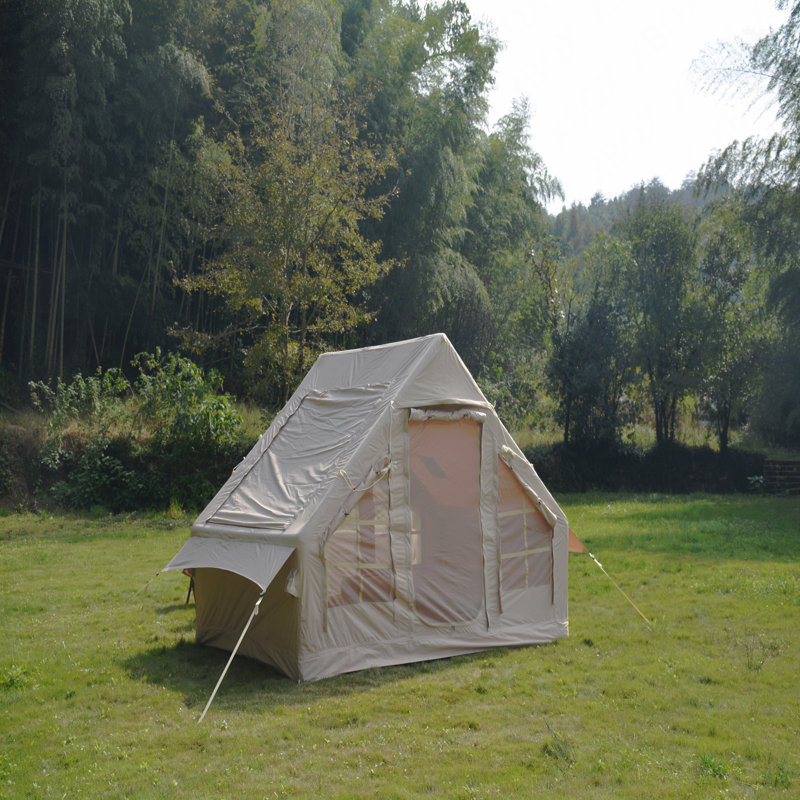 Tente de camping gonflable 4 saisons avec structure gonflable haute performance et structure gonflable 4 à 6 personnes