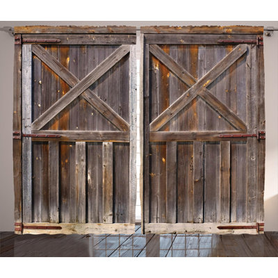 Semi-Sheer Rod Pocket Curtain Panel