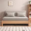 Coussin de canapé modulaire en lin gris-756658972