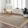Saraya Boho Jute-Look Beige Brown Area Rug