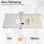   Plateau de meuble-lavabo simple en quartz 48 po avec lavabo Sparkle - pour remplacement de meuble-lavabo, sans armoire