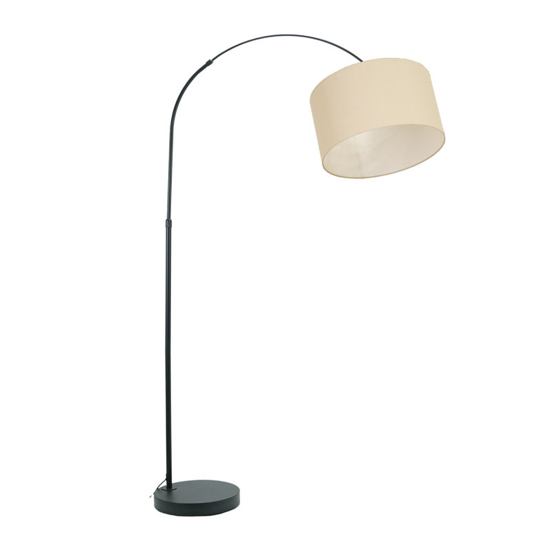 Rinnah 180cm Matte Traditional Floor Lamp, Natural