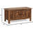 Coffee Table in Solid Wood With Hand Carving 36x18"_Burnt Rectangular