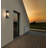 Linch Outdoor Wall Sconce in Black-1283291413