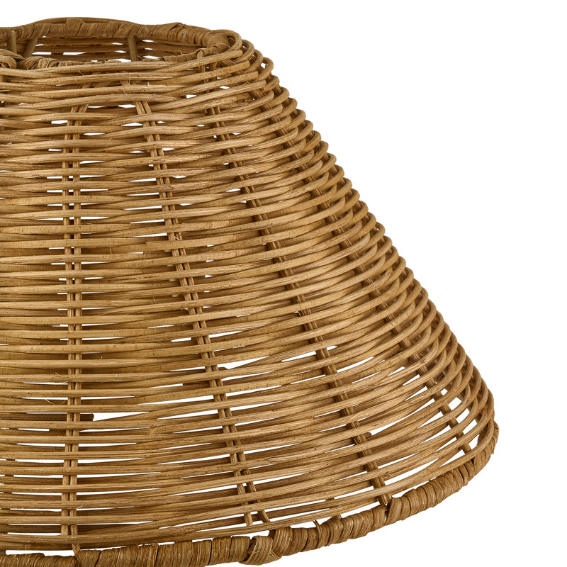 Empire Natural Rattan Lamp Shade, 31cm D, Brown
