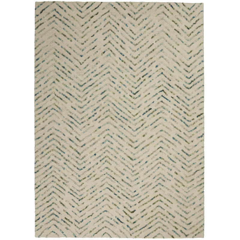 Tulia Chevron Hand Woven Area Rug, Rectangle 160 x 221cm