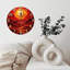 Horloge murale abstraite