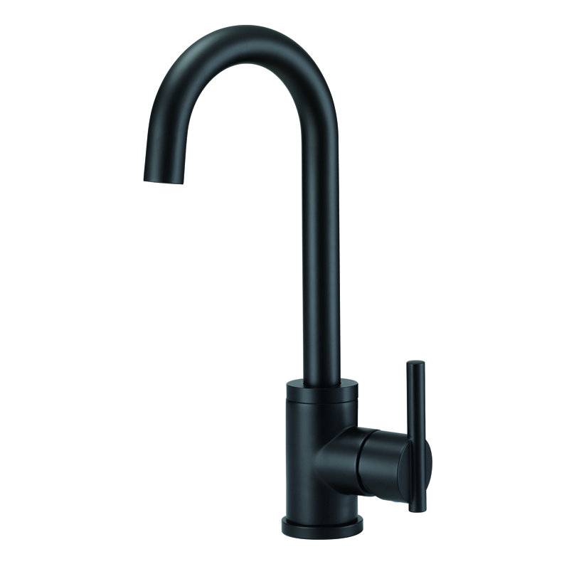 Parma Single Handle Bar Faucet, Satin Black