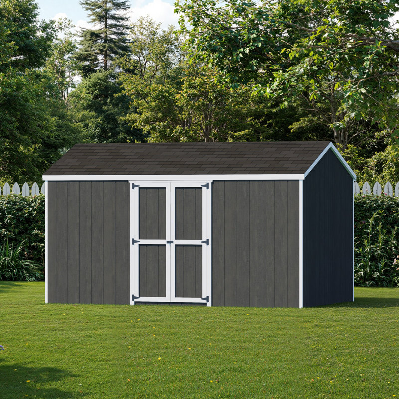 Value Gable Shed With Side Entry, 96.5'' H x 96'' W x 168'' D, Yes