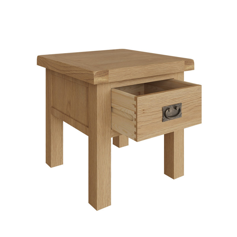 Oakham Lamp Table With Drawer