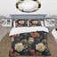 Ensemble de housse de couette à motif cachemire noir et blanc Victorian Elegance-1511752015
