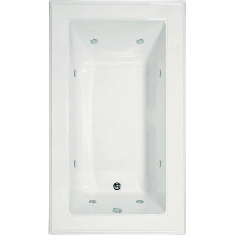 Angel 72'' L Bathtub, White, Satin Brass