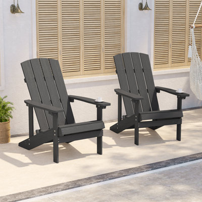 Bucareli Ergonomics Plastic Adirondack Chair