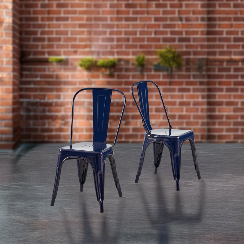 Chaise de salle à manger Kalya, 2, Argent argent