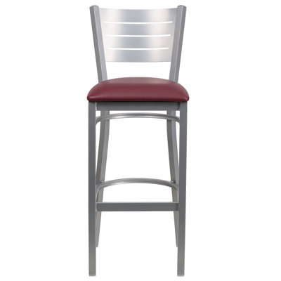 Elkton Upholstered Counter Stool with Steel Frame