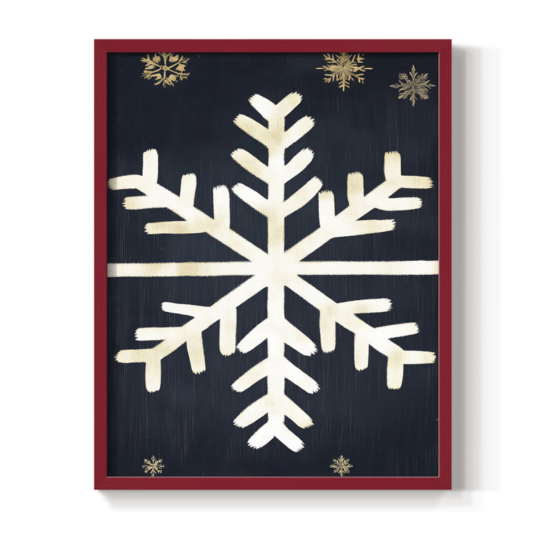 Reproduction encadrée - bois massif, H 30 po x l 24 po, Rouge