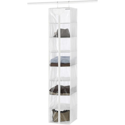 Sac de chandail suspendu Crystal Clear - blanc