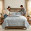 Ensemble de courtepointe surdimensionnée South Meline Fine Linens Pure Melody-811666079-811666078