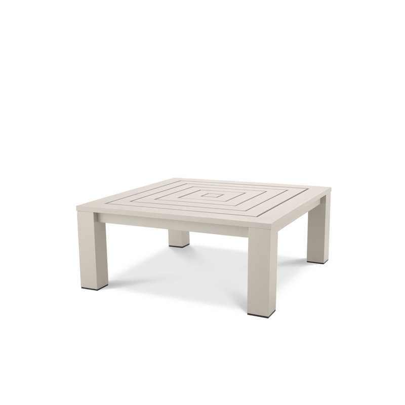 Vistamar Outdoor Coffee Table, Sand, 39.96" W x 39.96" L x 16.93" H