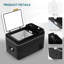30L Camping Fridge Freezer with Lighting, Car Compressor Refrigerator -20℃ for Driving Picnic  