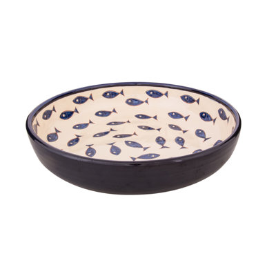 August Grove Mirano Ceramic Salad Bowl
