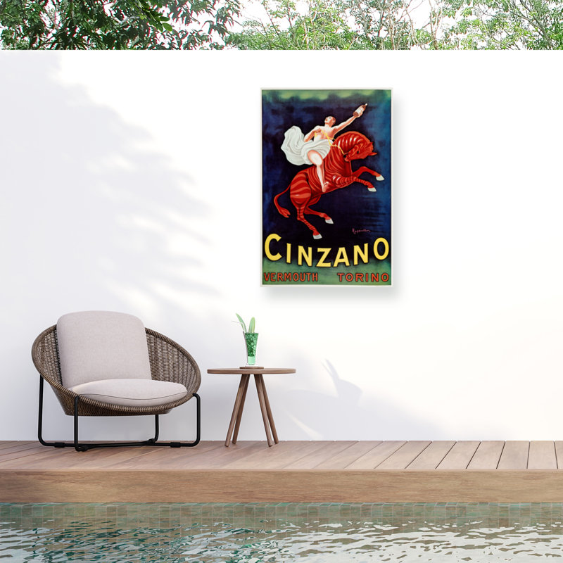 Toile d'extérieur Marcus Jules Cinzano, H 12 po x l 19 po