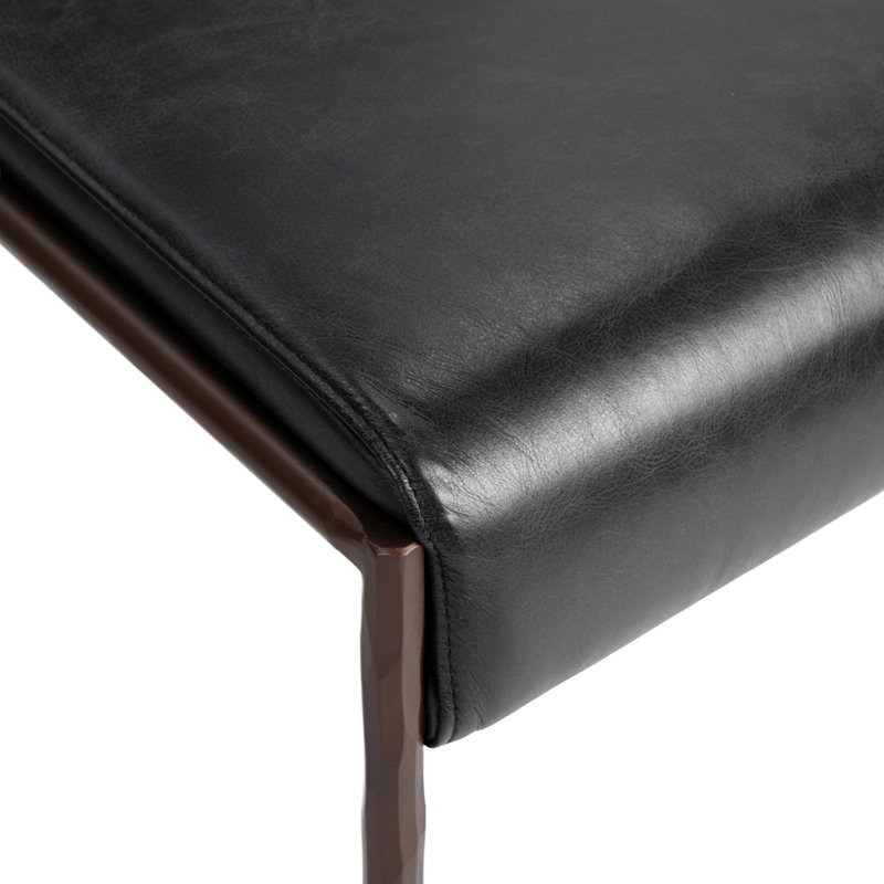 Kayne Upholstered Dining Chair, Jet Black