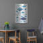 Beachcrest Home ™ «Go With the Flow II» par Courtney Prahl, art mural en métal-2003077818