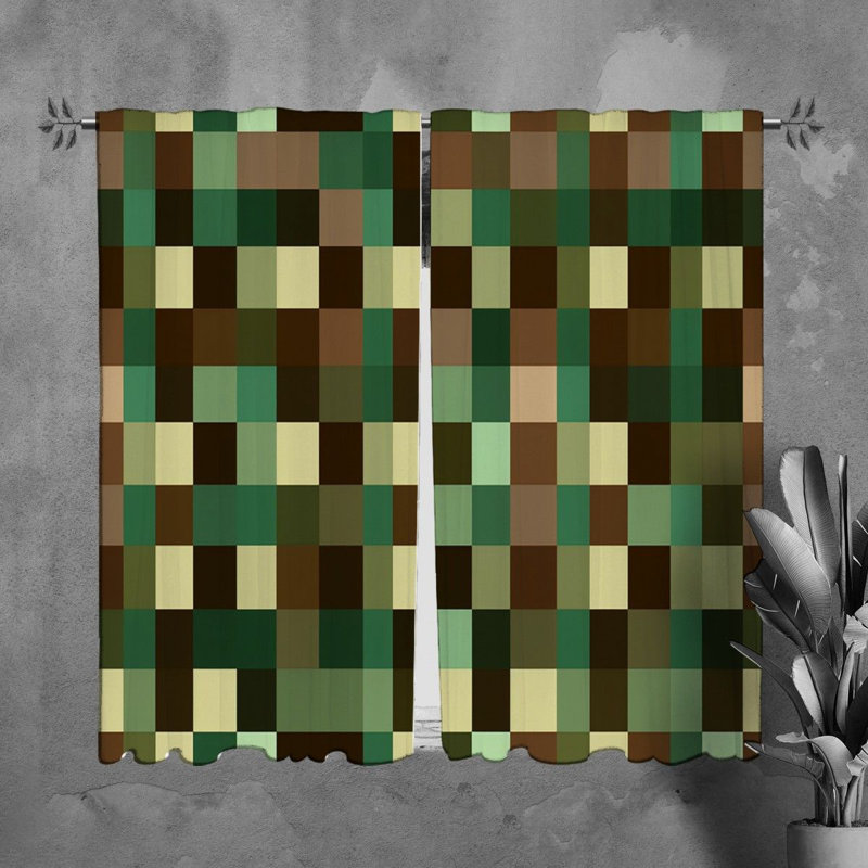Masamichi Room Darkening Curtain Pair, 40" W x 82" L