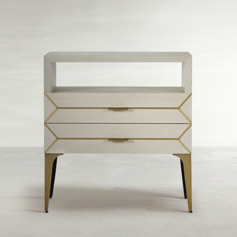 Whitley 2 Drawer Nightstand