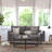Joeleen Compact Faux Linen Upholstered Sofa with Wooden Legs-961586713