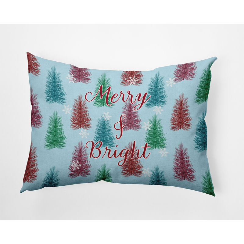 Reversible Throw Pillow, 14" x 20", Rectangular