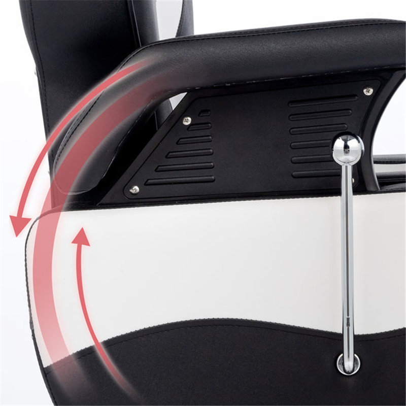 Fauteuil de coiffeur inclinable hydraulique de style classique