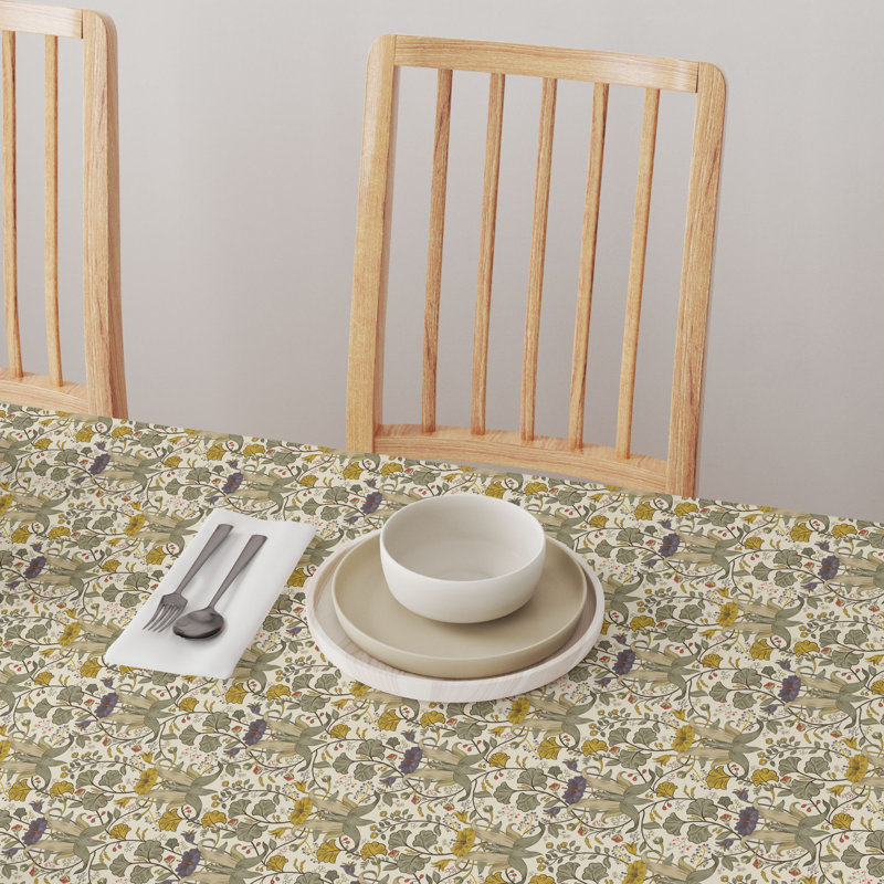 Floral 129 Cotton Tablecloths, 120" x 60"