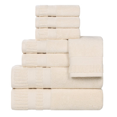Venice Zero Twist Cotton Medium Weight Soft Absorbent Towel Set